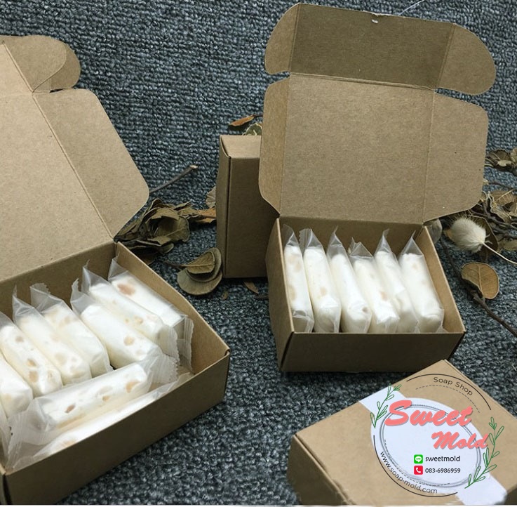 กล่องกระดาษคราฟ ขนาด8.5x6x3cmแพ็ค50ชิ้น : 006966