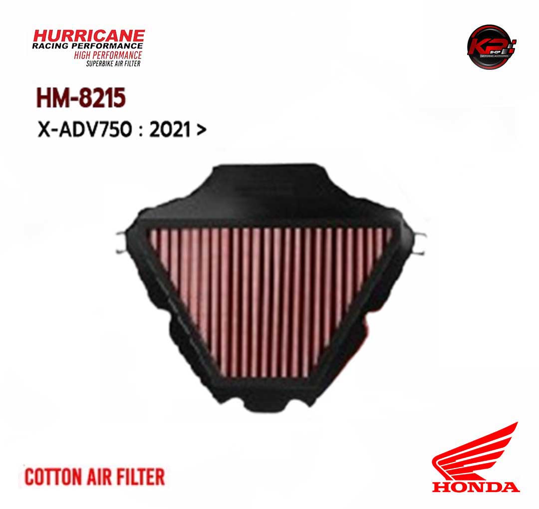 กรองอากาศ HURRICANE FOR HONDA X ADV 750 2021+ (COTTON) HM8215