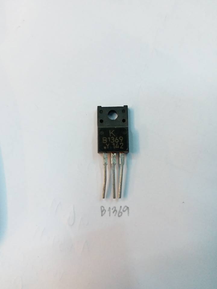 2SB1369ยี่ห้อKECตัวถังTO-220Fหลังดำราคาตัวล่ะ