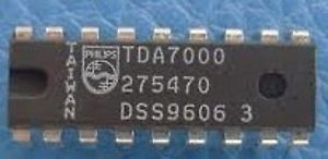 TDA7000 FM radio circuit DIP18