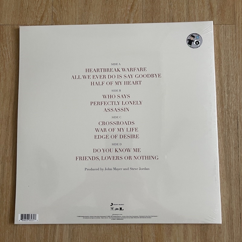 แผ่นเสียง John Mayer อัลบั้ม battle studies 2 × Vinyl, LP, Album, Reissue, 180g แผ่นเสียงมือหนึ่ง ซีล