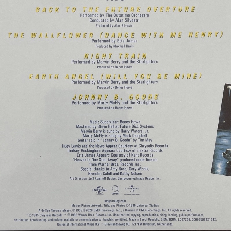 แผ่นเสียง Various - Back To The Future ,Vinyl, LP, Album, Compilation, แผ่นเสียงมือหนึ่ง ซีล