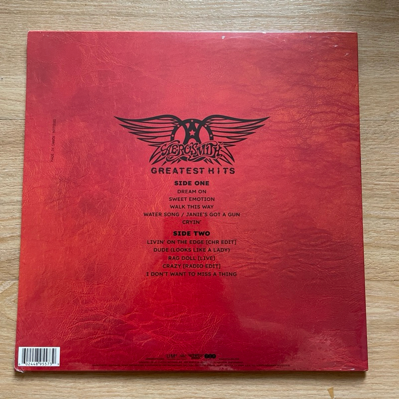 แผ่นเสียง Aerosmith - Greatest Hits ,Black Vinyl, LP, Compilation, Stereo ,มือหนึ่ง ซีล