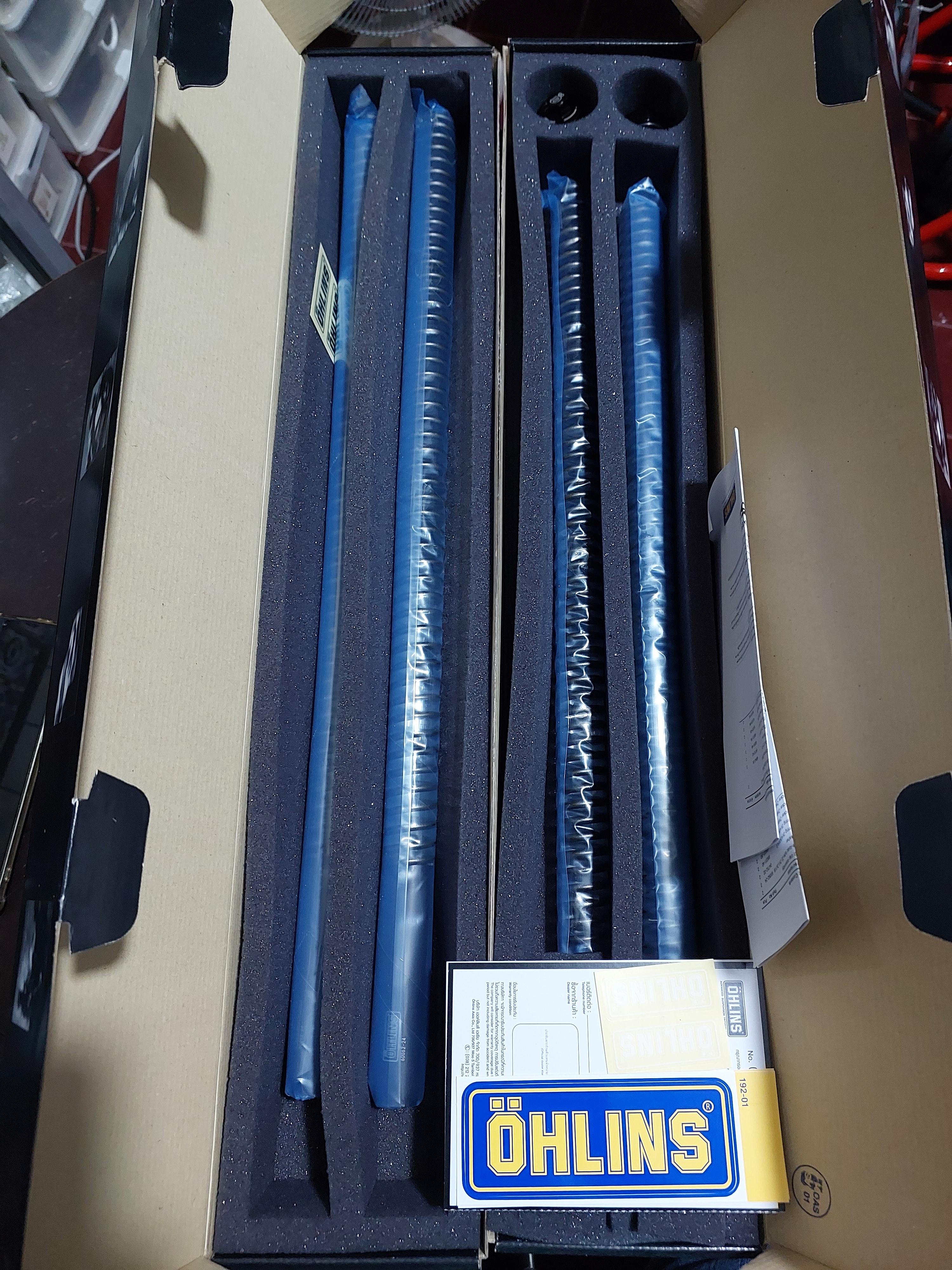 สปริงโช๊คหน้า FSK154 OHLINS FOR KAWASAKI KLX230 2019-2021