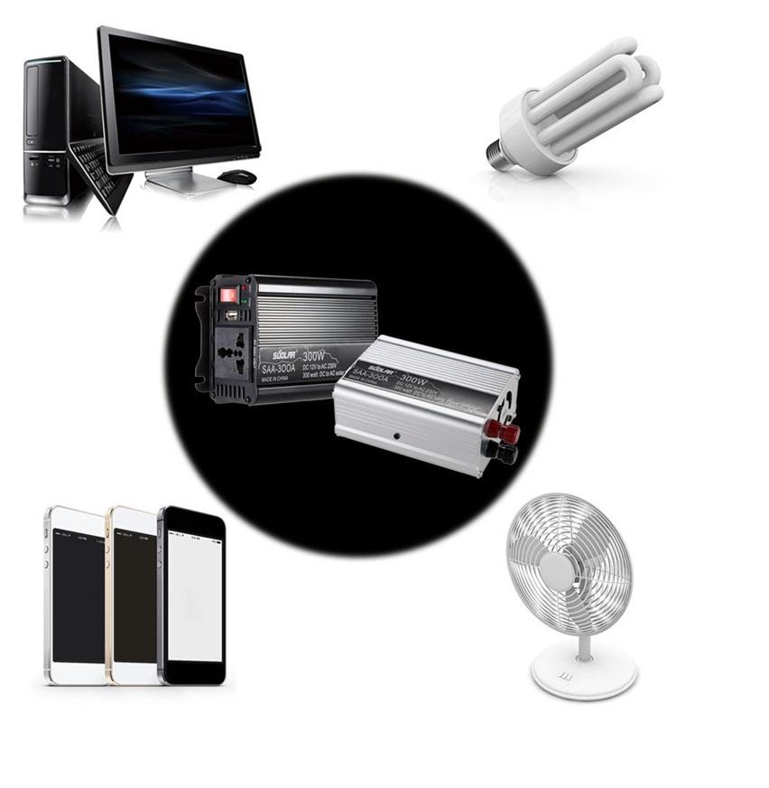 TBE inverter pure sine wave power inverter 500W 12V เครื่องแปลงไฟ อินเวอร์เตอร์ / inverter tbe ชนิด pure sine wave ขนาด 500 วัตต์ 12V เเปลงไฟจากเเบตเตอรี่รถยนต์เป็นไฟบ้าน