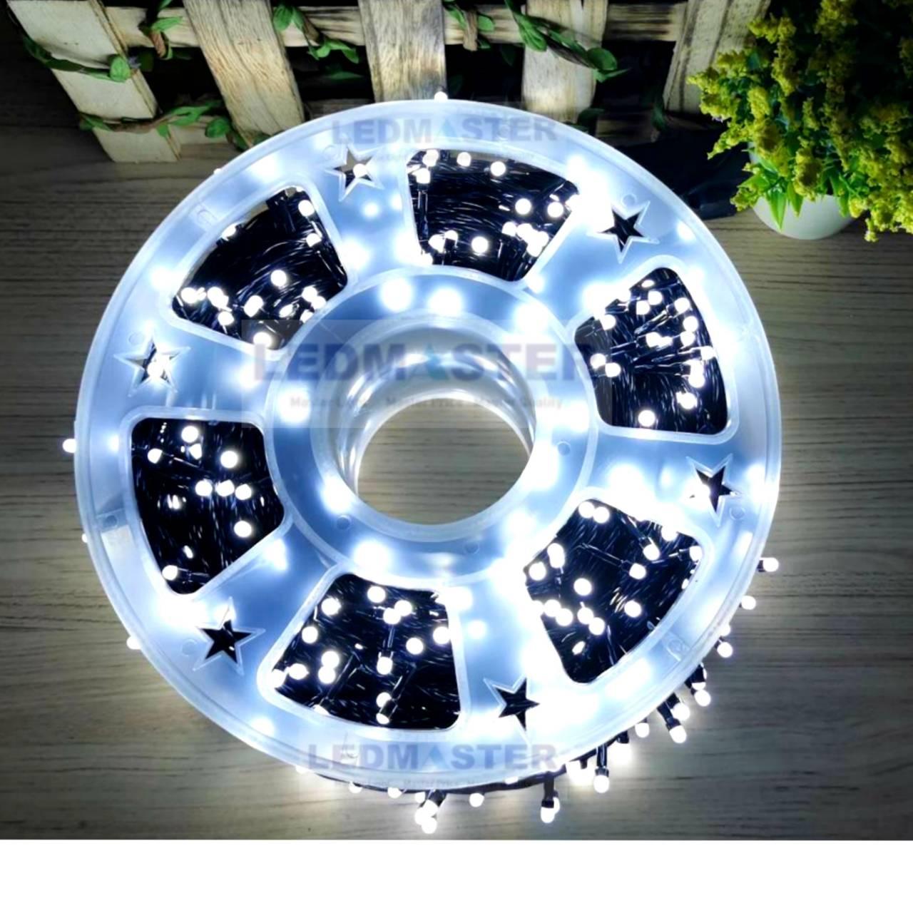 เส้นไฟประดับตกเเต่งปีใหม่ led ไฟคริสมาส ยาวพิเศษ 100 เมตร เเสงขาว white เส้นไฟสีดำ หนาทนทาน ไฟหยดน้ำ ไฟเส้น led ไฟตกเเต่งต้นไม้ ไฟตกเเต่งปีใหม่ ไฟงานวัด ไฟตกเเต่งต้นคริสมาสต์ ไฟประดับตกเเต่ง