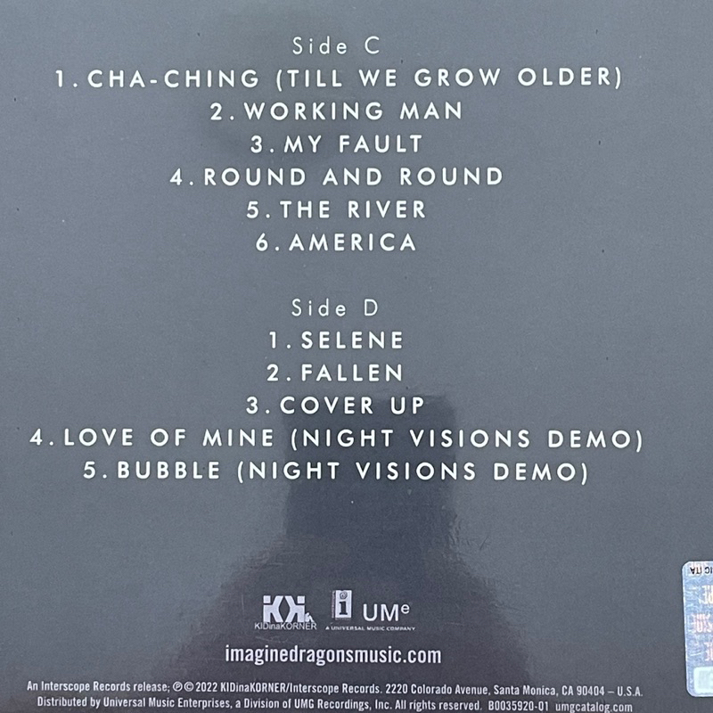 แผ่นเสียง Imagine Dragons - Night Visions *10th Anniversary , 2 x Vinyl, LP, Limited,USA ,มือหนึ่ง ซีล