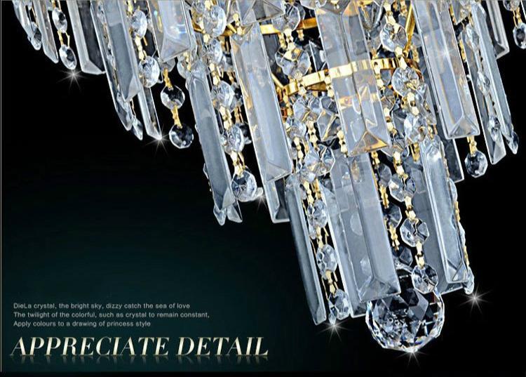 โคมไฟคริสตัลระย้า Citrine โคมระย้าคอนติเนนตัล โคมไฟเชิงเทียน สวยงามหรูหรา สไตล์โมเดริ์น ที่ใช้ในห้องนั่งเล่น ห้องรับประทานอาหาร ห้องนอน ห้องทำงาน ห้องประชุมและบันไดทางเดิน