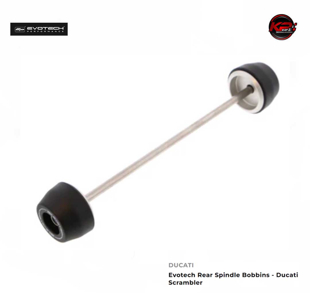 กันล้มหลัง Evotech Rear Spindle Bobbins - Ducati Scrambler
