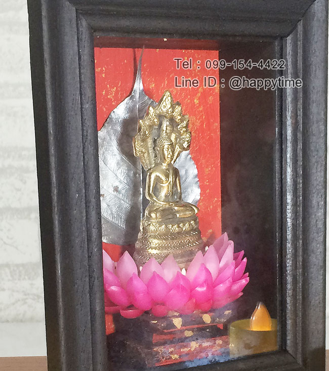 ของขวัญวันเกิดมงคล พระประจำวันเกิดปางนาคปรก ฐานดอกบัวบาน