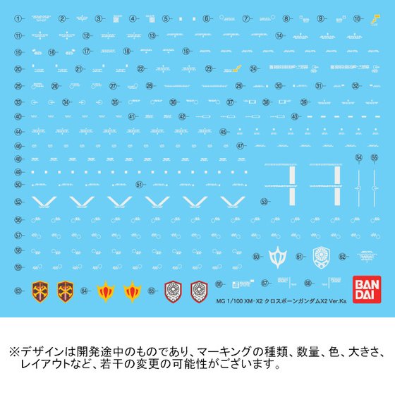 MG 1/100 Crossbone Gundam X2 Ver. Ka & MG 1/100 Crossbone Gundam X3 Ver. Ka