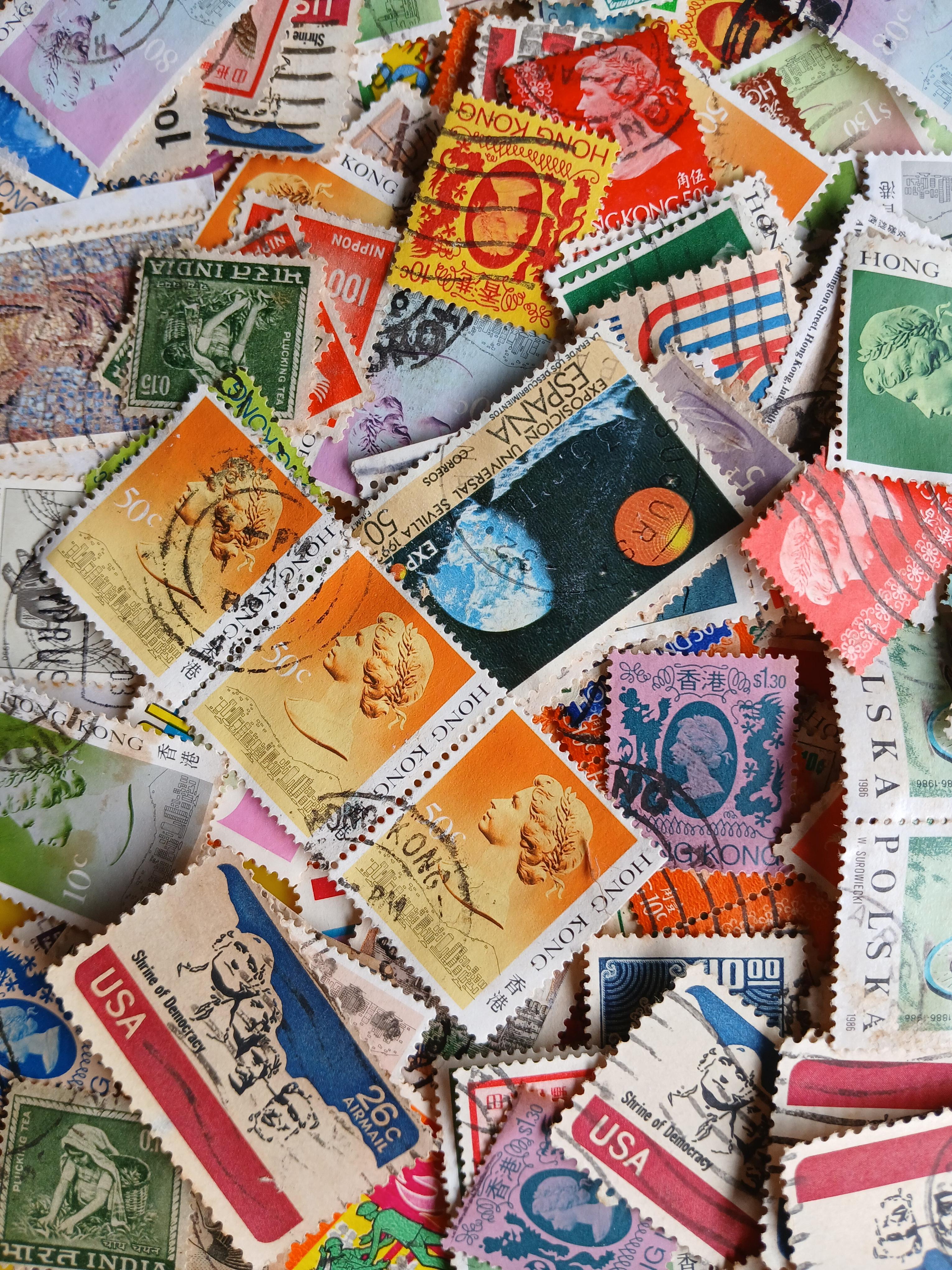 แสตมป์ต่างประเทศ ใช้แล้ว 420 ดวง