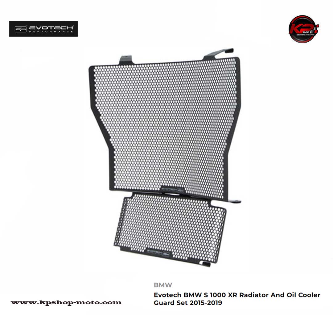 การ์ดหม้อน้ำ & การ์ดออยส์ Evotech BMW S 1000 XR Radiator And Oil Cooler Guard Set (2015-2019)