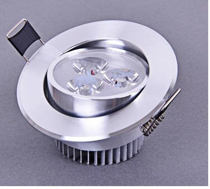 X3 สุดคุ้ม !! เเพ็ค 3 ชิ้น LED DOWNLIGHT 3W โคมไฟดาว์นไลท์ โคมไฟตกเเต่งเพดาน โคมไฟฝังฝ้า โคมไฟส่องเฉพาะจุด 3W เเสงวอร์มไวท์ รุ่นขอบเงิน พร้อมหม้อเเปลง ติดตั้งใช้งานได้ทันที จำนวน 3 ชิ้น