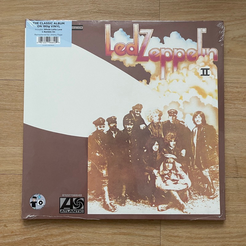 แผ่นเสียง Led Zeppelin : II ,Vinyl, LP, Album, Reissue, Remastered, 180 Gram แผ่นเสียงมือหนึ่ง ซีล