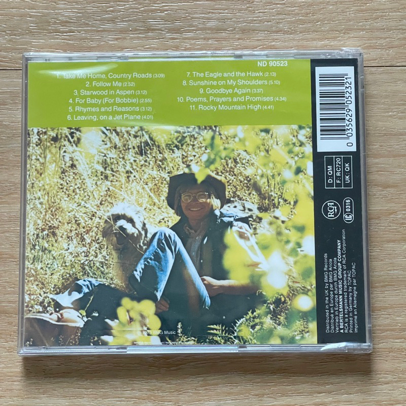 แผ่น CD John Denver - John Denver's Greatest Hits ,CD, Compilation, Reissue, แผ่นแท้ ใหม่ ซีล