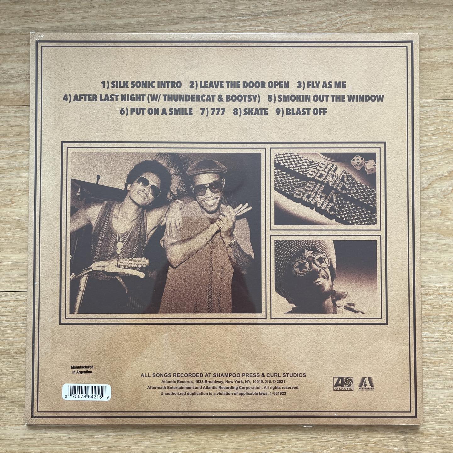 แผ่นเสียง Silk Sonic - An Evening With Silk Sonic , Limited Edition, Yellow Translucent แผ่นเสียงมือหนึ่ง ซีล