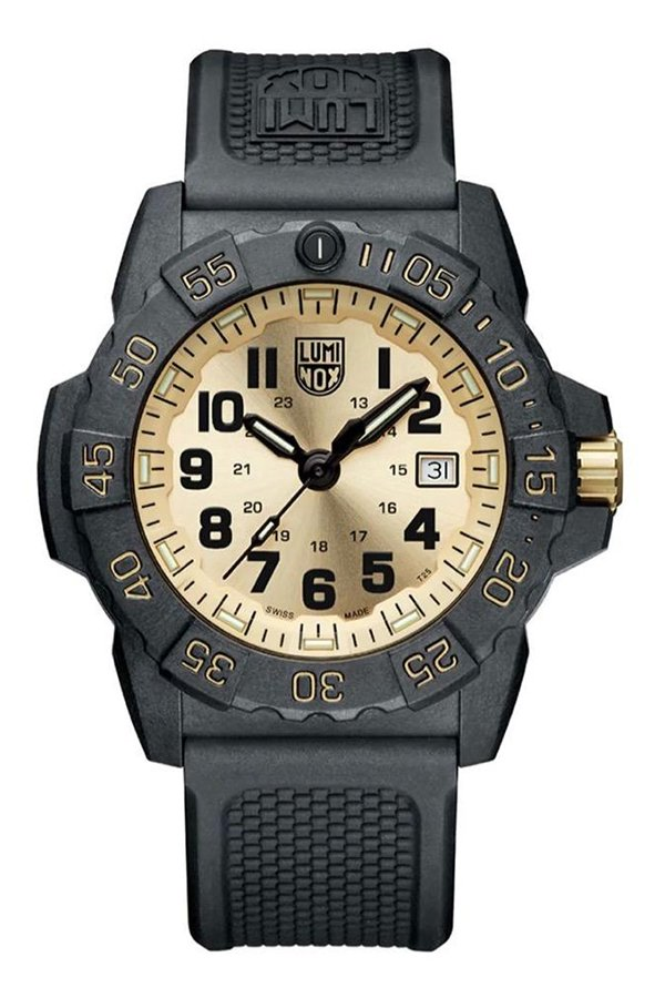 Luminox นาฬิกาข้อมือ NAVY SEAL GOLD 3500 SERIES รุ่น XS.3505.GP.SET
