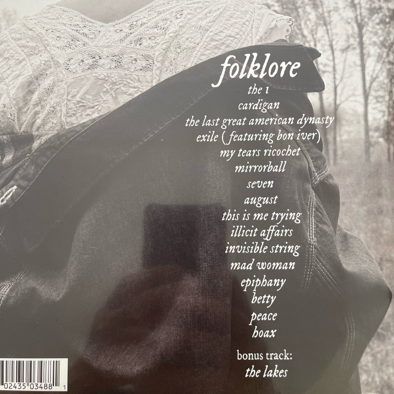 แผ่นเสียง Taylor Swift Folklore , 2 × Vinyl, LP, Album, Deluxe Edition, Beige "In The Trees" EU มือหนึ่ง ซีล