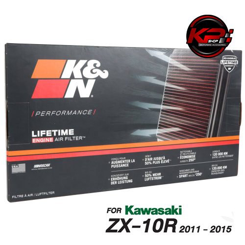 กรองอากาศ K&N KAWASAKI NINJA ZX-10R (11-15)(KA 1011)