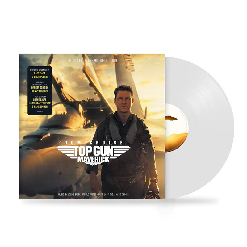 แผ่นเสียง Top Gun: Maverick - Music From The Motion Picture * White Vinyl, LP, Album,มือหนึ่ง ซีล