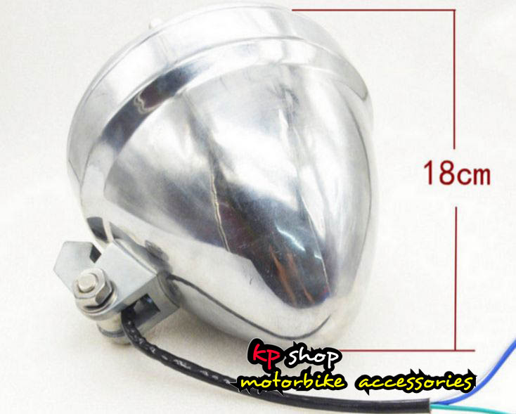 ไฟหน้าแต่งช้อปเปอร์ โครเมี่ยม