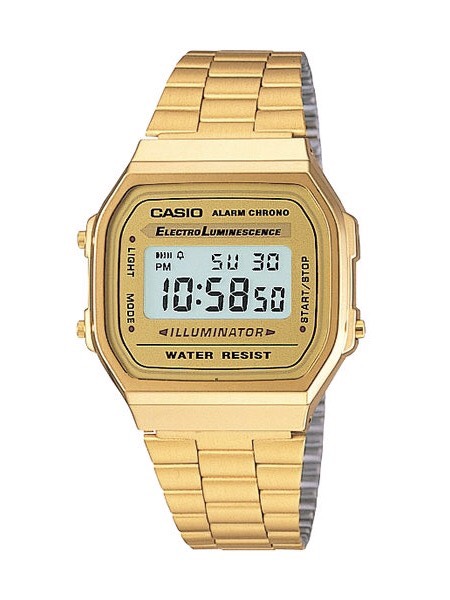 Casio Gold Digital Watch รุ่น A168WG-9