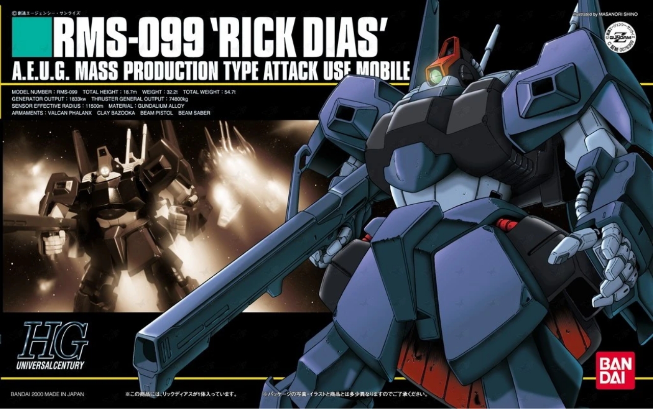 4573102692528 BANDAI SPIRITS HGUC 1/144 RMS-099 RICK DIAS