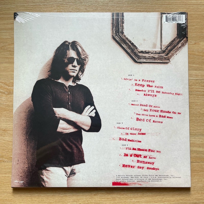 แผ่นเสียง Bon Jovi - Cross Road (The Best Of) 2 x Vinyl, LP, Compilation, Reissue ,US มือหนึ่ง ซีล