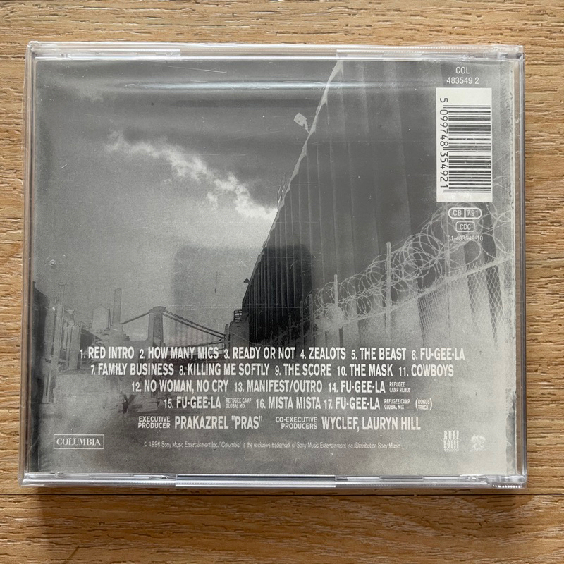 CD ซีดีเพลง Fugees – The Score มือสอง แผ่นแท้