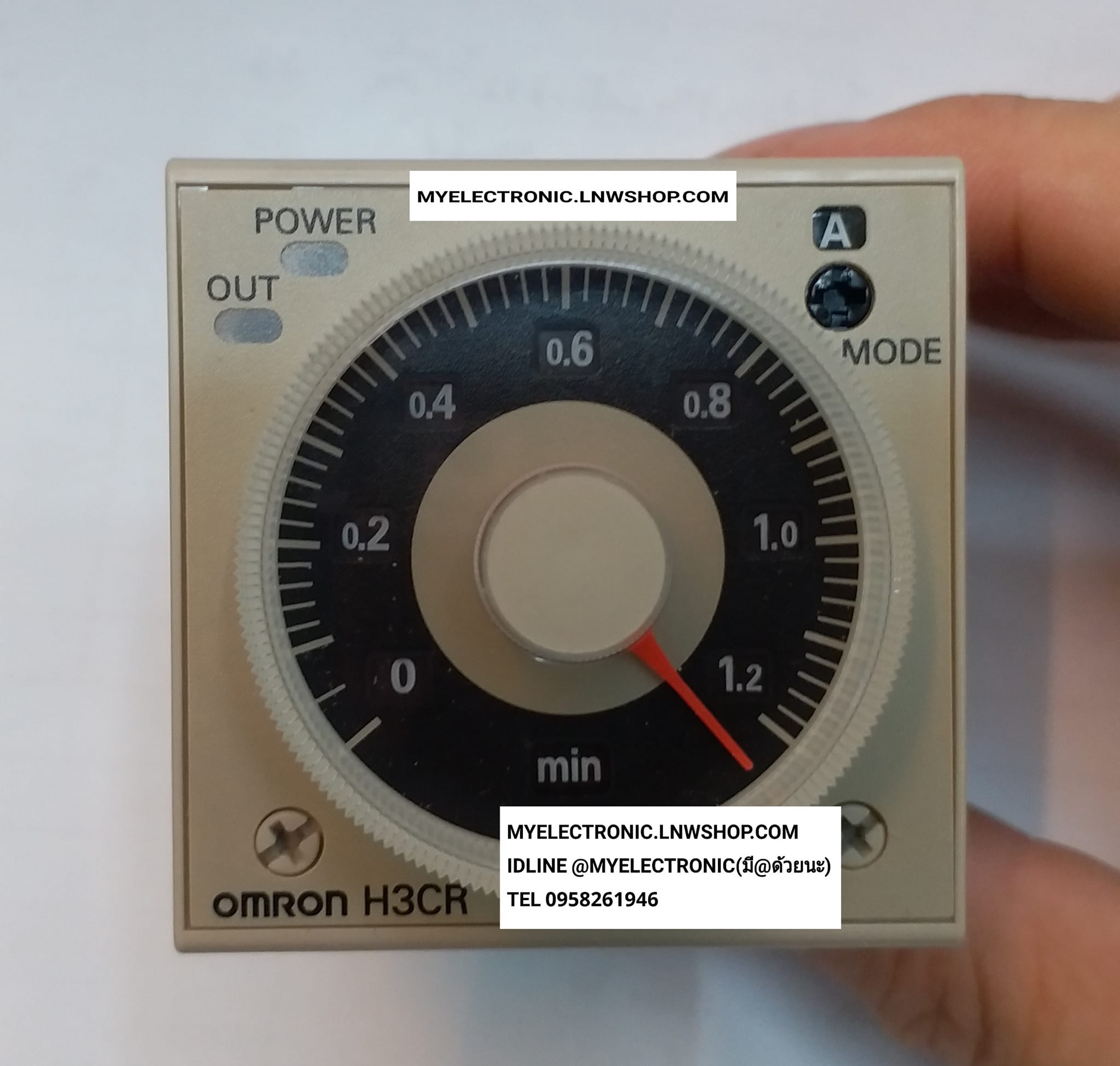 ขาย H3CR-A COIL220V TIMER RELAY 11P ยี่ห้อ OMRON ไทม์เมอร์ รีเลย์ 11ขา ออมรอน ของแท้ ราคา ตัวละ . . . . หน่วย บาท