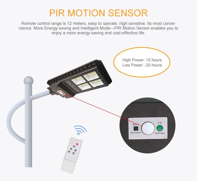 NEW 2019 เเท้ 100% สว่างยันเช้า !! โคมไฟถนนโซล่าเซลล์ 60W สว่างกว่าเดิมด้วยเม็ดไฟ led 280 หลอดในโคม มีระบบ PIR SENSOR สามารถปรับความสว่างคงที่ได้ ควบคุมการใช้งานด้วยรีโมท ฟรี ! ขายึด น็อต รีโมท ไฟถนนพลังงานเเสงอาทิตย์ รุ่น JD-Solar Streel light 4 Head