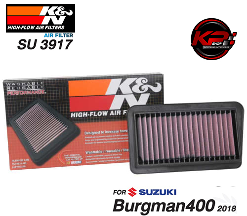 กรองอากาศ K&N SUZUKI Burgman400 (2018) (SU 3917)