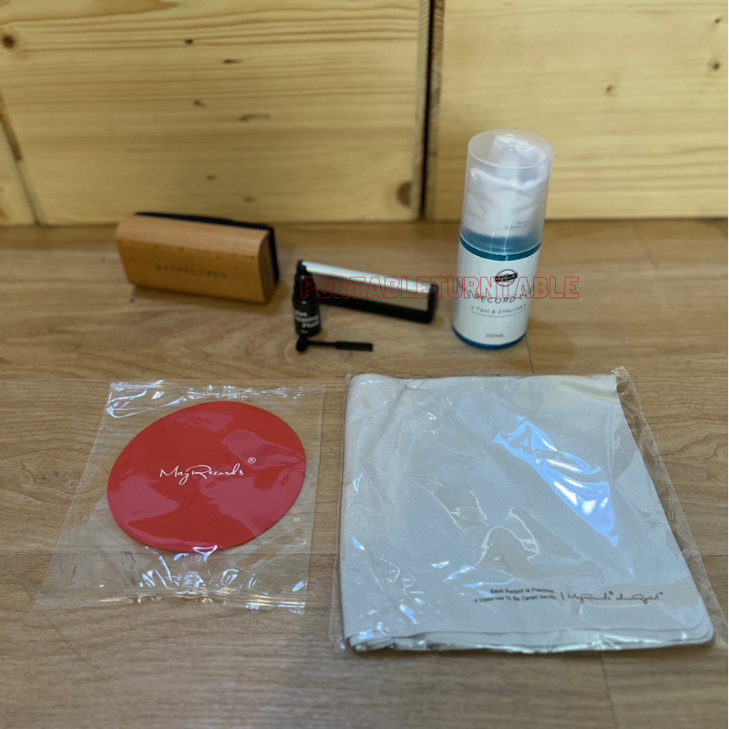 ชุดทำความสะอาดแผ่นเสียง 1 SET (6ชิ้น)