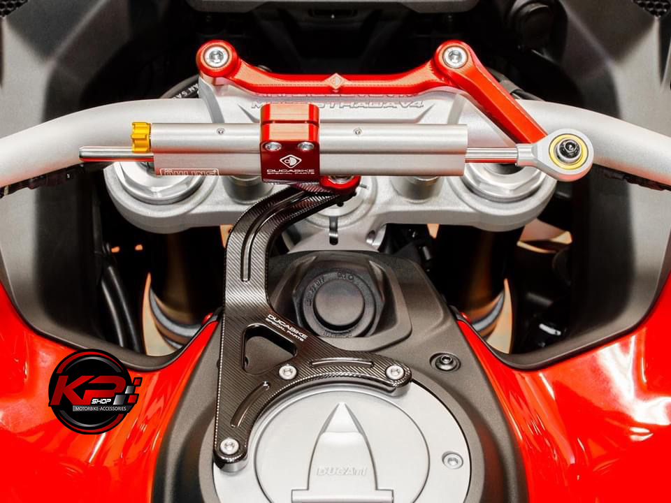ขาจับกันสะบัด DUCABIKE MULTISTRADA V4/V4S (2021-2024) (สีดำ) ไม่รวมกันสะบัด