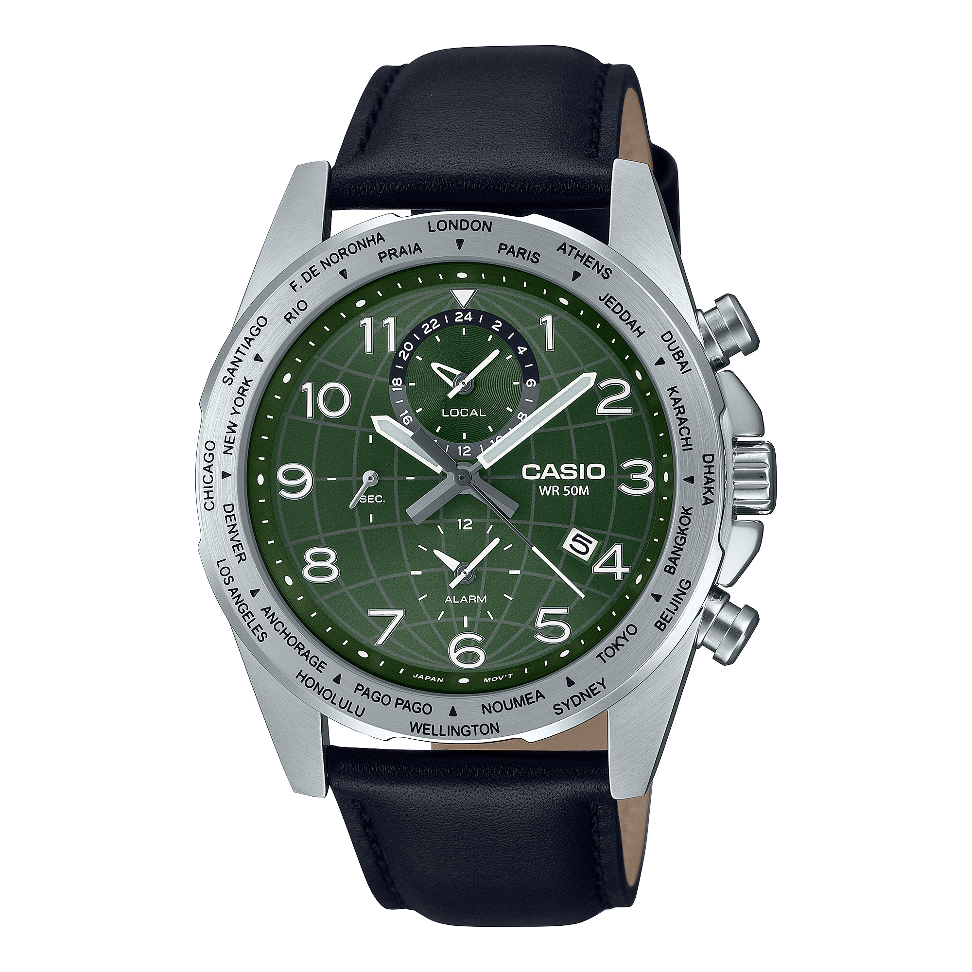 MTP-W500L-3AV | หลายเข็มนาฬิกา - สุภาพบุรุษ | Dress - CASIO