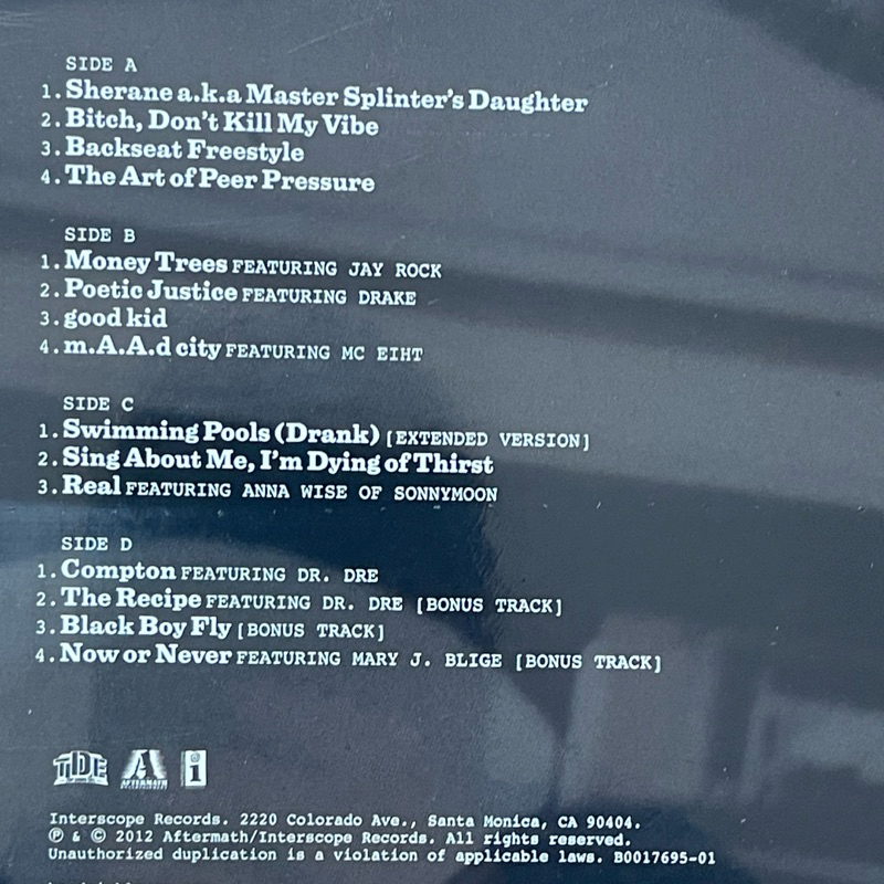 แผ่นเสียง Kendrick Lamar – Good Kid, M.A.A.d City ,2 LP, Album, Deluxe Edition US ,Canada มือหนึ่ง