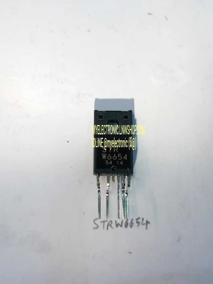STRW6654ไอซีICตัวถังยี่ห้ออยู่ในภาคจ่ายไฟทีวีPOWERSUPPLY TVราคาตัวล่ะ