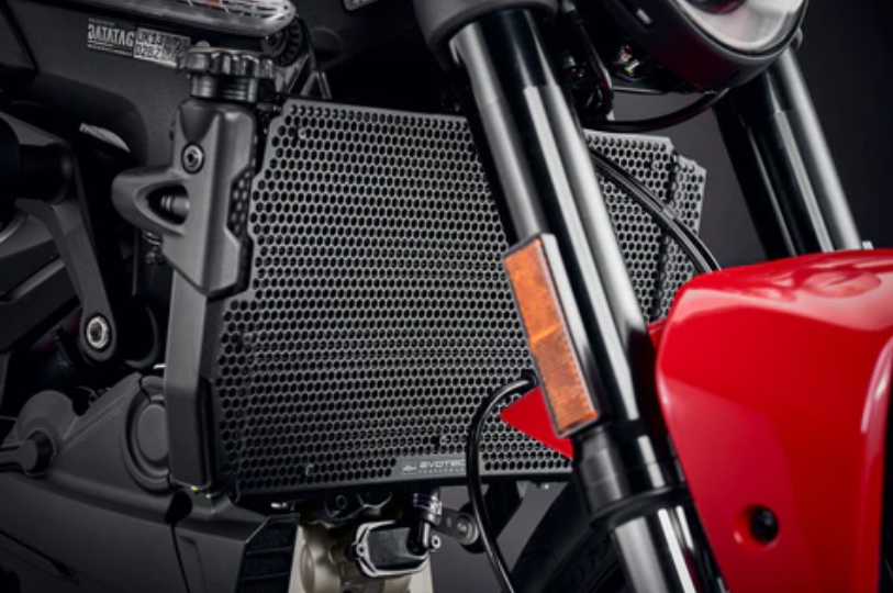 การ์ดหม้อน้ำ Evotech Ducati Monster 937 Radiator Guard