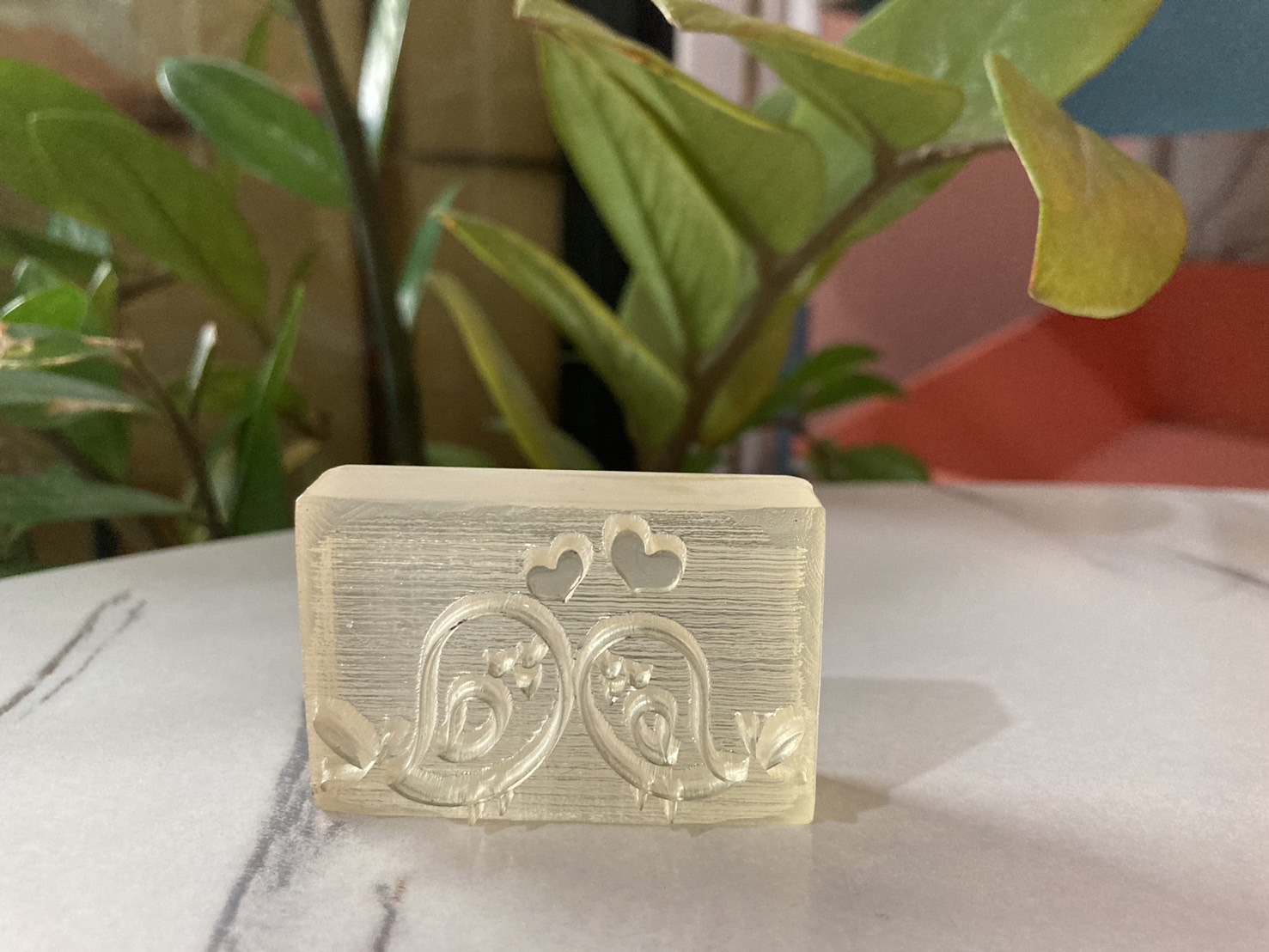 แสตมป์กดสบู่ Soap Stamp ลายนกคู่