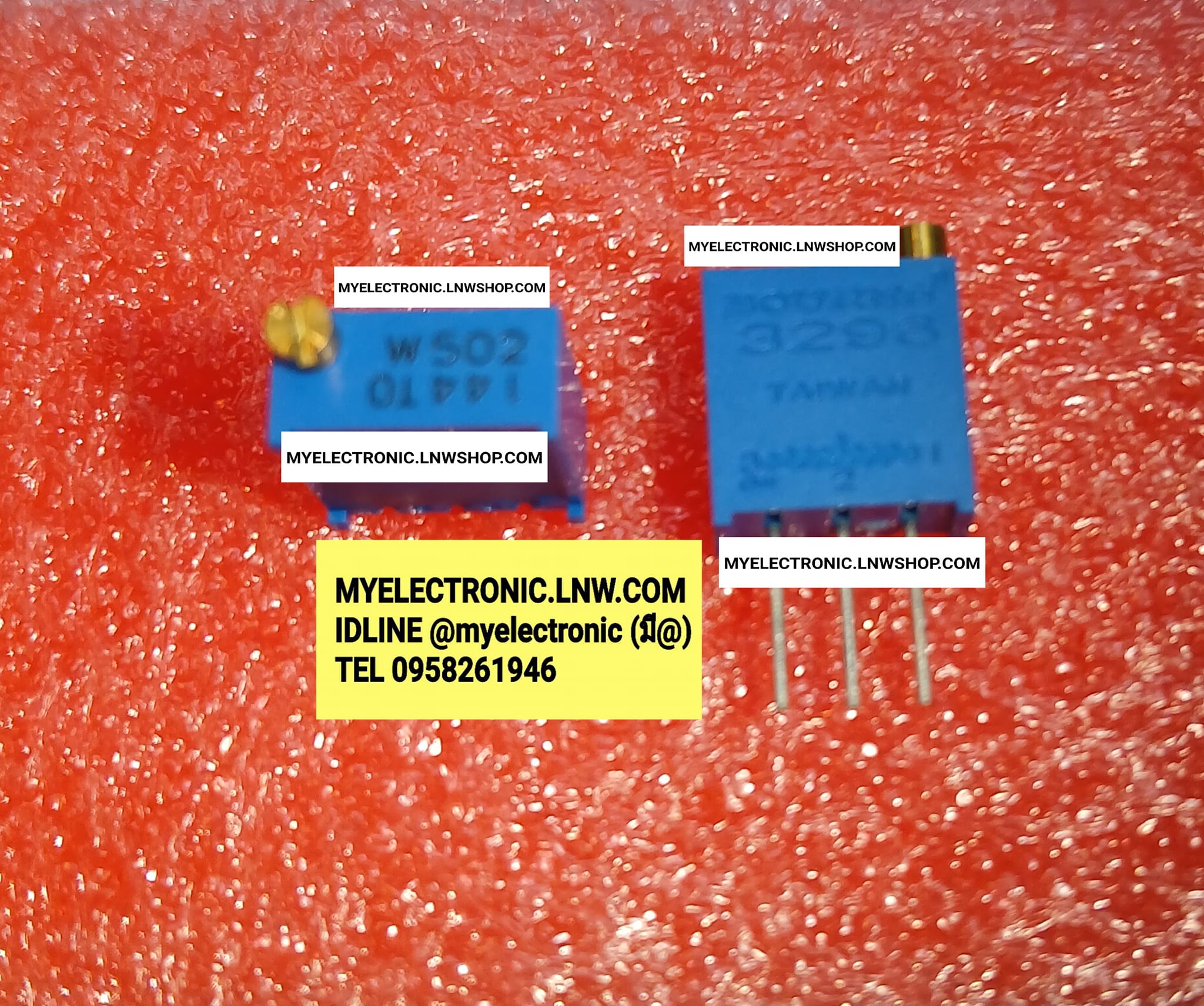 ขาย VR5K W502 VR3296W VR 3296W 502 VRทริมพอร์ตเกือกม้า ยี่ห้อ BOURNS ของแท้ รุ่น W502 , VR5K ห้ากิโลโอห์ม VRเกือกม้าทริมพอร์ต VR502 ราคา ตัวละ . . . . . หน่วย บาท