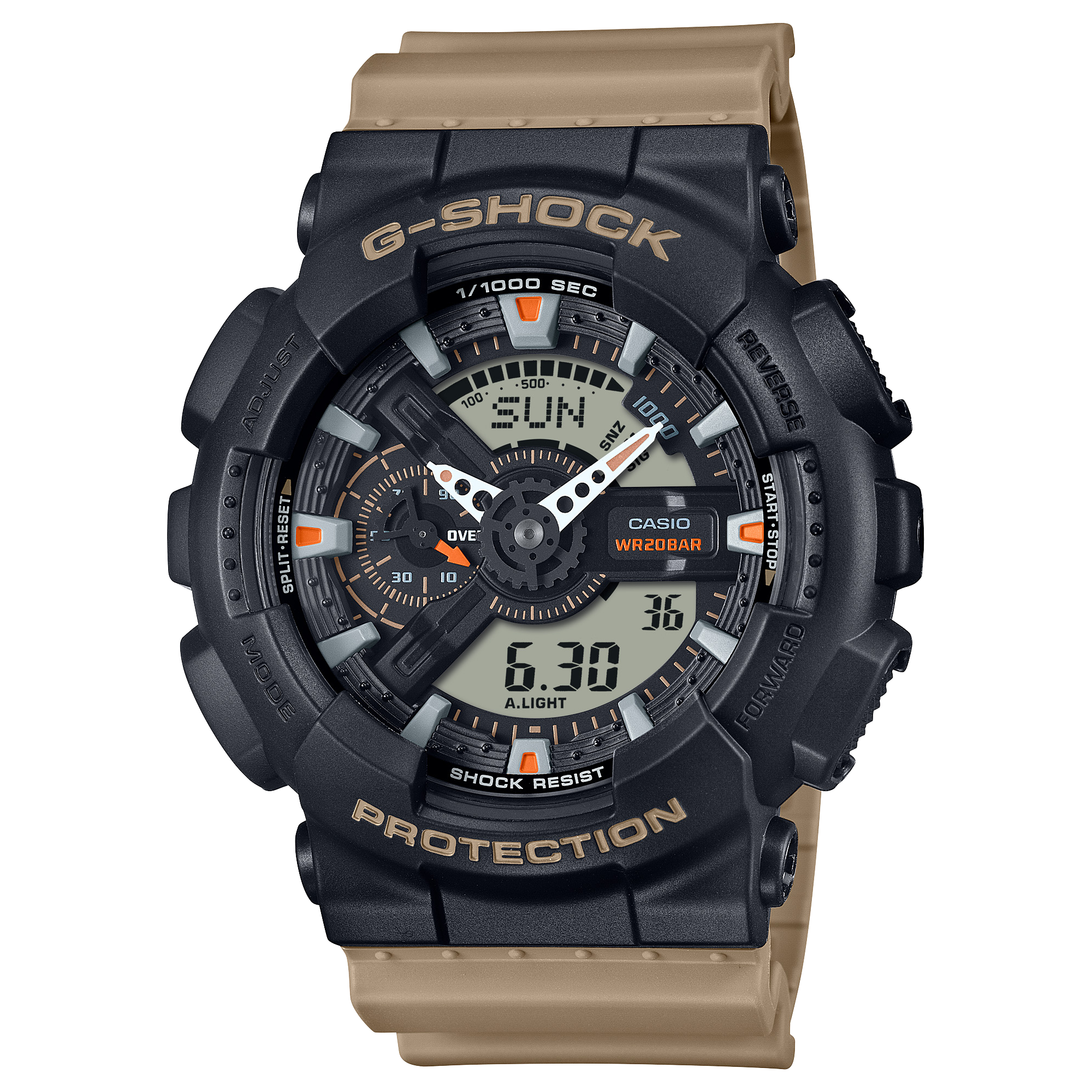 GA-110TU-1A5 | อะนาล็อก-ดิจิตอลมาตรฐาน | ซีรีส์ 110 | G-SHOCK | นาฬิกา | CASIO