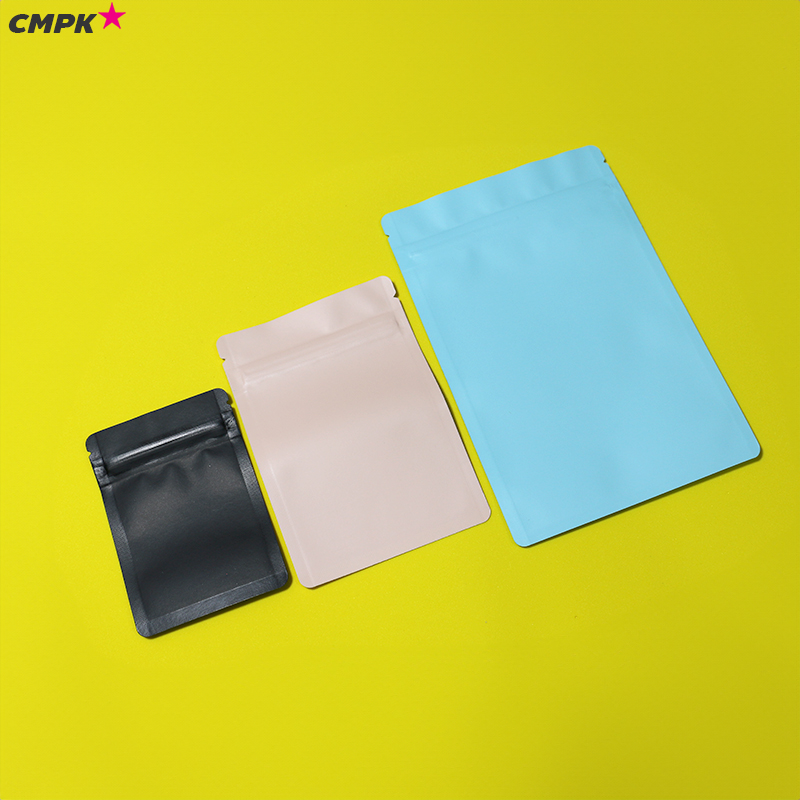 (50ใบ) ถุงคราฟท์ มีซิป ถุงใส่แคปซูล/ซองยา ทึบแสง ตั้งไม่ได้ รุ่นหนาพิเศษ