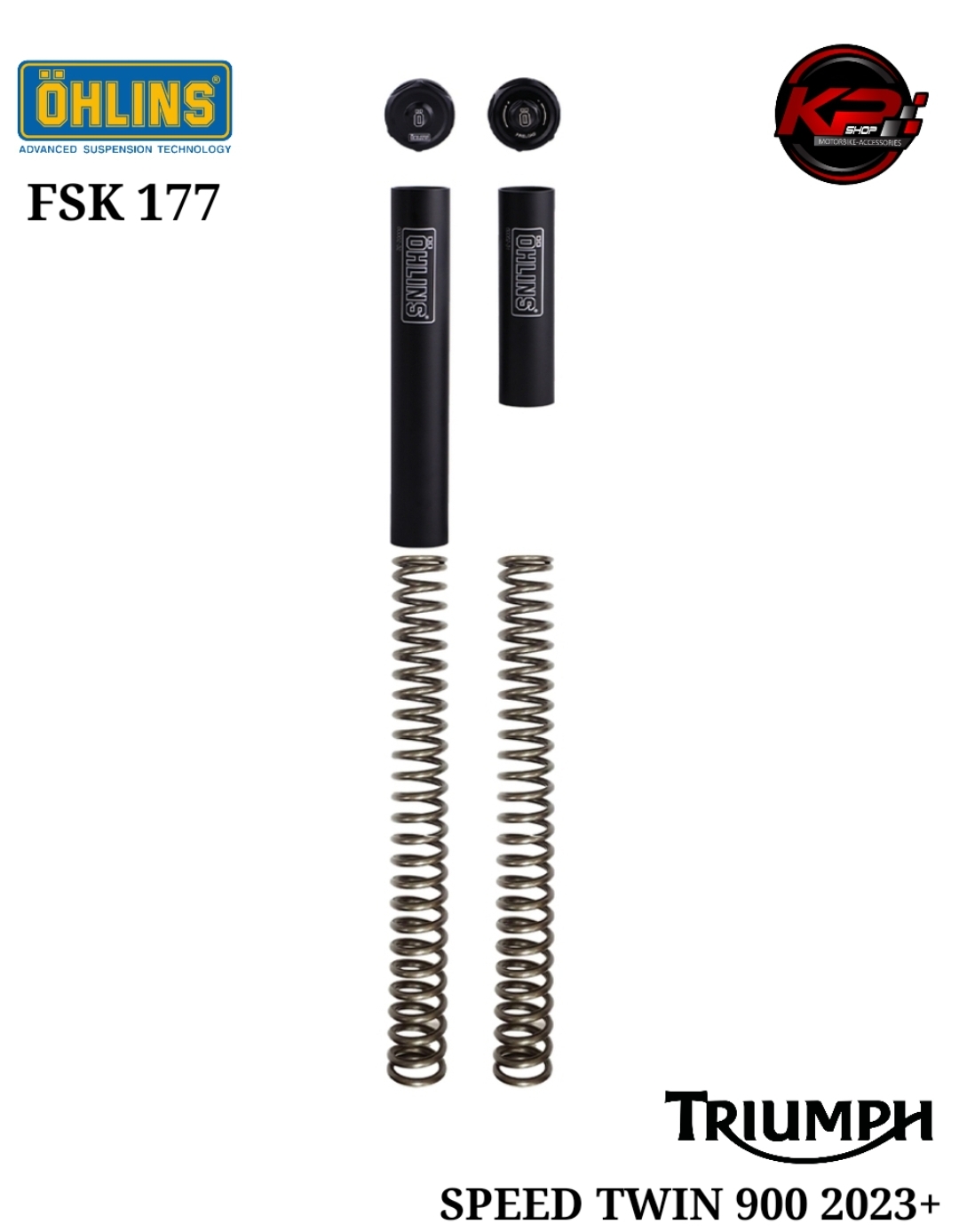 สปริงโช๊คหน้า OHLINS FSK177 FOR TRIUMPH SPEED TWIN 900. 2023+