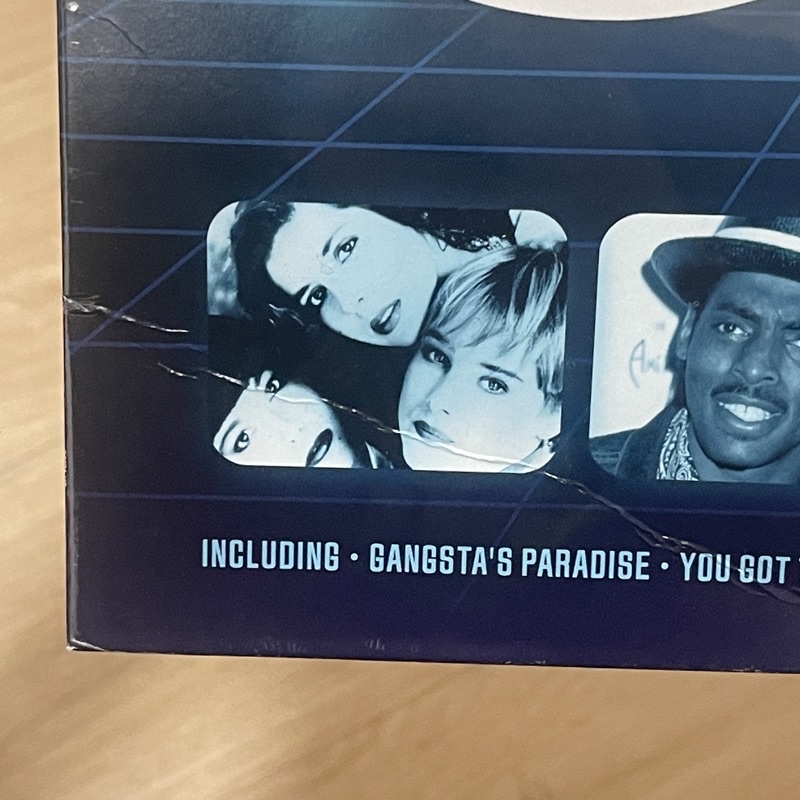 แผ่นเสียง Hits of The 90s – 12 Kickin' Nineties Hits ,Vinyl, LP, Compilation แผ่นมือหนึ่ง ซีล **ปกมีรอยพับ