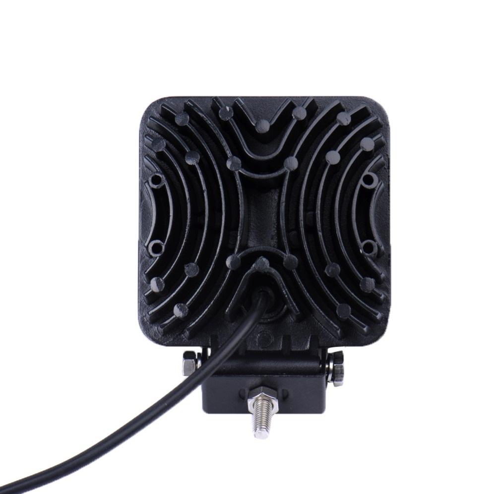 X2 เเพ็คคู่ สุดคุ้ม !! ไฟสปอร์ตไลท์ ไฟรถ ไฟท้าย แบบสี่เหลี่ยม ขนาด 4 นิ้ว กำลังไฟ 48 Watt ( LED 16 ดวง x 3Watt) ไฟ 12V-24V เเสงน้ำเงิน (จำนวน 2 ชิ้น)