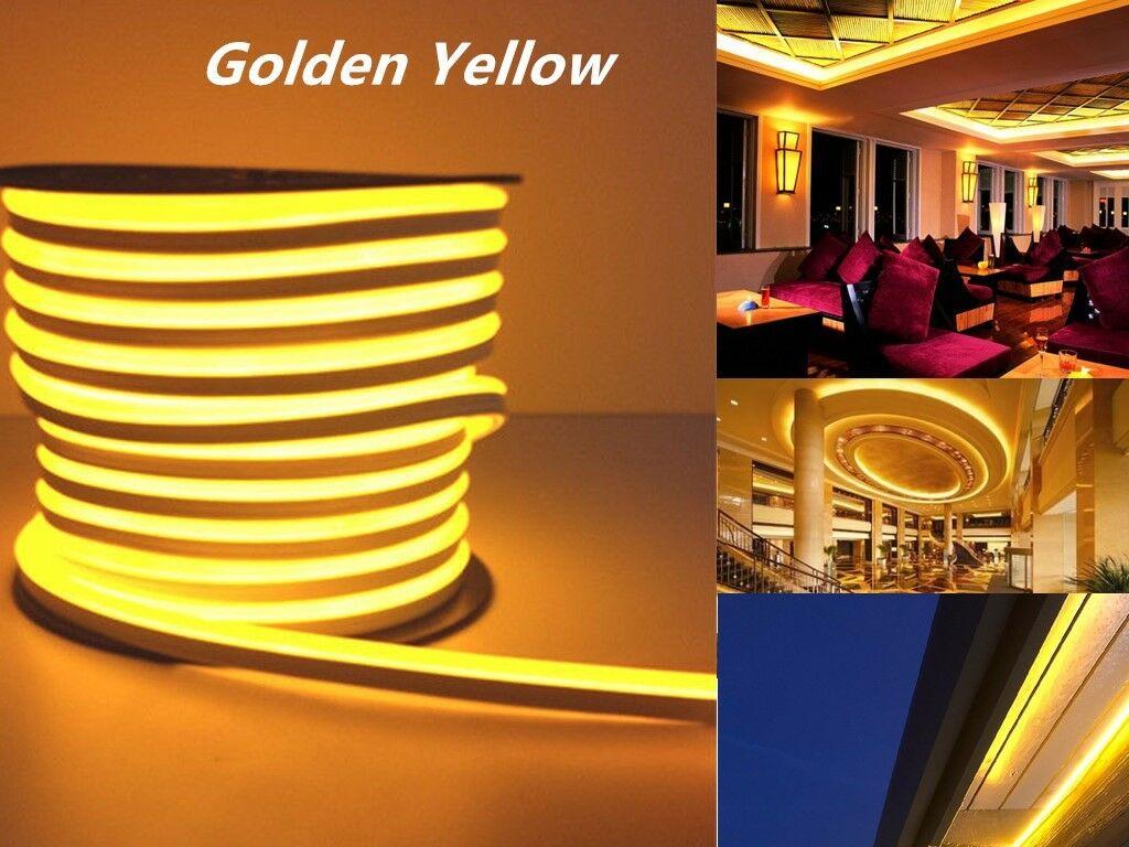 [ฟรี ! ปลั๊กหัวจ่าย ] LED Neon Flex AC220V เเบ่งขาย 5 เมตร ไฟเส้น led นีออนเฟล็กซ์ ไฟแอลอีดีนีออนดัด สามารถ ตัด ดัด โค้ง งอ ตกเเต่งายในและภายนอกสถานที่หรือการเดินไฟซ่อนฝ้า -กดเลือก แสงขาว วอร์ม เขียว เเดง น้ำเงิน ฟ้า เหลือง ความยาว 5 เมตร