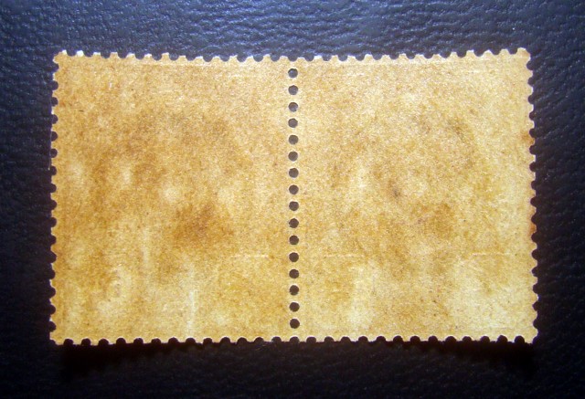 ((--ร.5--ดวงติดกัน ยังไม่ใช้--)) s2767-แสตมป์รัชกาลที่ 5 ชุด2 พระพักตร์ตรง-แก้ราคา 64 อัฐ แก้เป็น 2 อัฐ พ.ศ.2437 No.52 ลายน้ำกงจักร ยังไม่ใช้ ราคาเบา หายาก น่าสะสมครับ