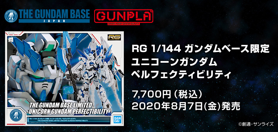 BANDAI SPIRITS RG 1/144 UNICORN GUNDAM PERFECTIBILITY VER.GBT