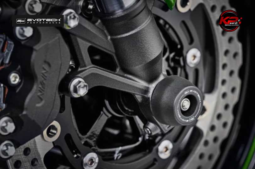 กันล้มหน้า Evotech Front Spindle Bobbins - Kawasaki Z900 (2025+)